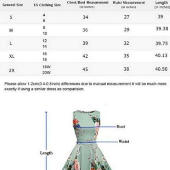 🌞VINTAGE FLORAL 1950's RETRO COCKTAIL DRESS - Picture 6 of 6